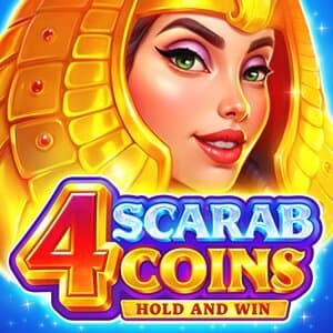 4 Scarab Coins Hold and Win